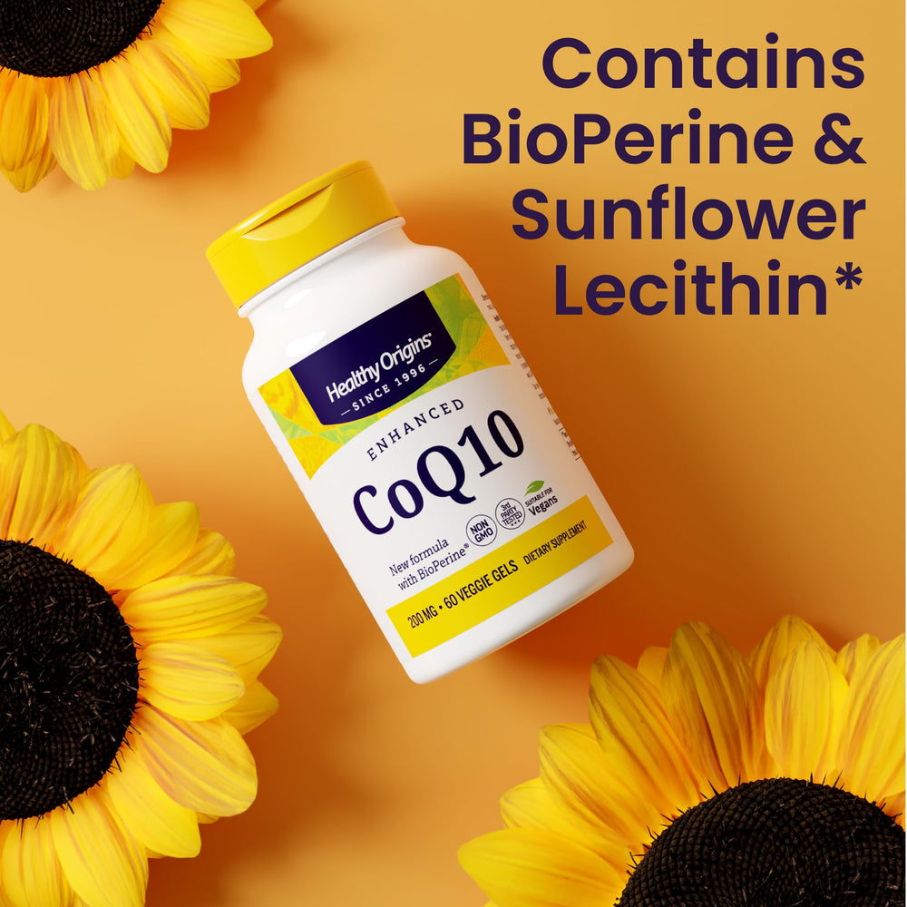 Healthy Origins BioPerine ingredient depiction signaling absorption boost.