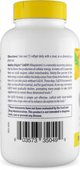 Healthy Origins CoQ10 softgels close-up for daily energy support.