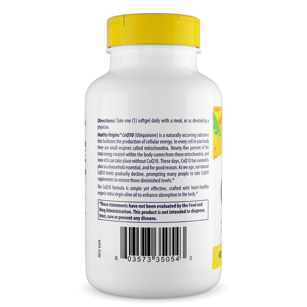 Healthy Origins CoQ10 yeast fermentation lab image emphasizes natural production.