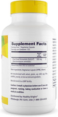 Healthy Origins Epicor 500 mg capsules close-up for daily immune support.