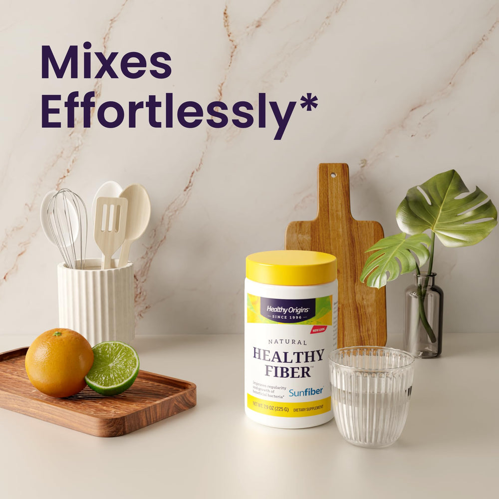 Healthy Origins Healthy Fiber daily-use stir-in in smoothies and coffee