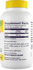 Healthy Origins Inositol powder scoop for easy serving.