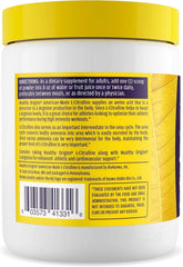 Healthy Origins L-Citrulline powder poured into a glass for a shake