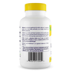 Healthy Origins L-Theanine capsules in view highlight non-GMO and gluten-free daily support.