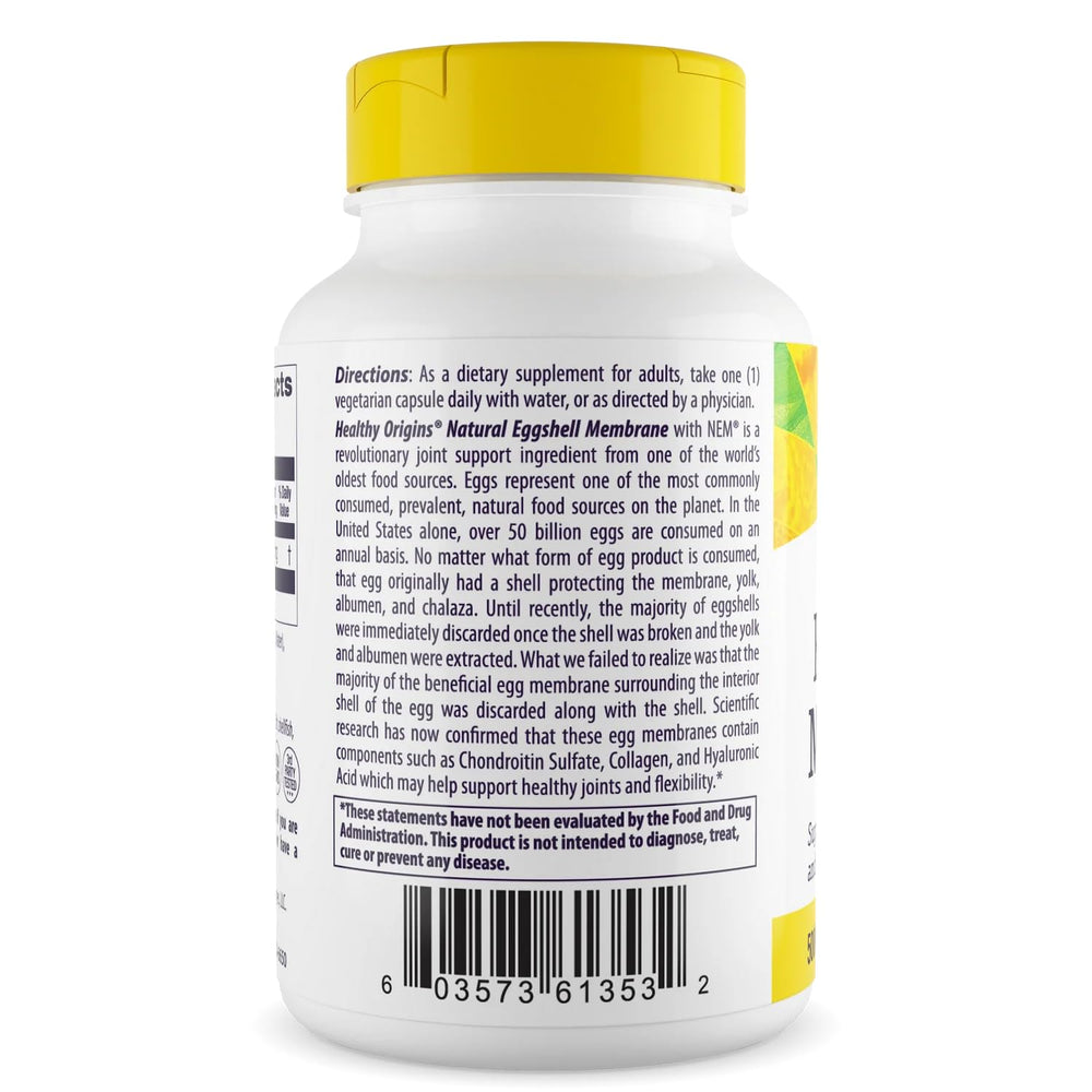Healthy Origins label close-up shows non-GMO and gluten-free quality for discerning shoppers.