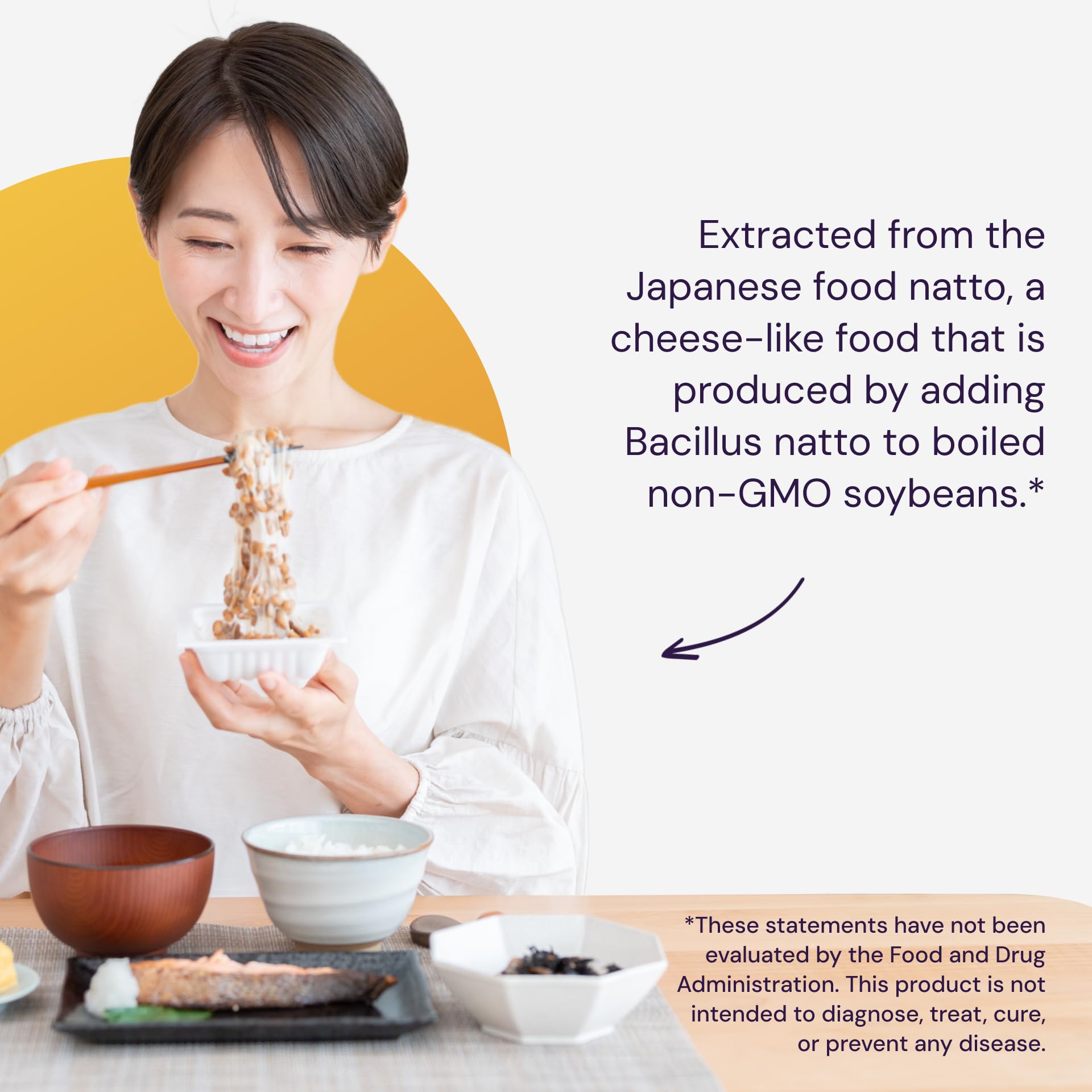 Healthy Origins nattokinase packaging showcases a clean, veggie-cap format.