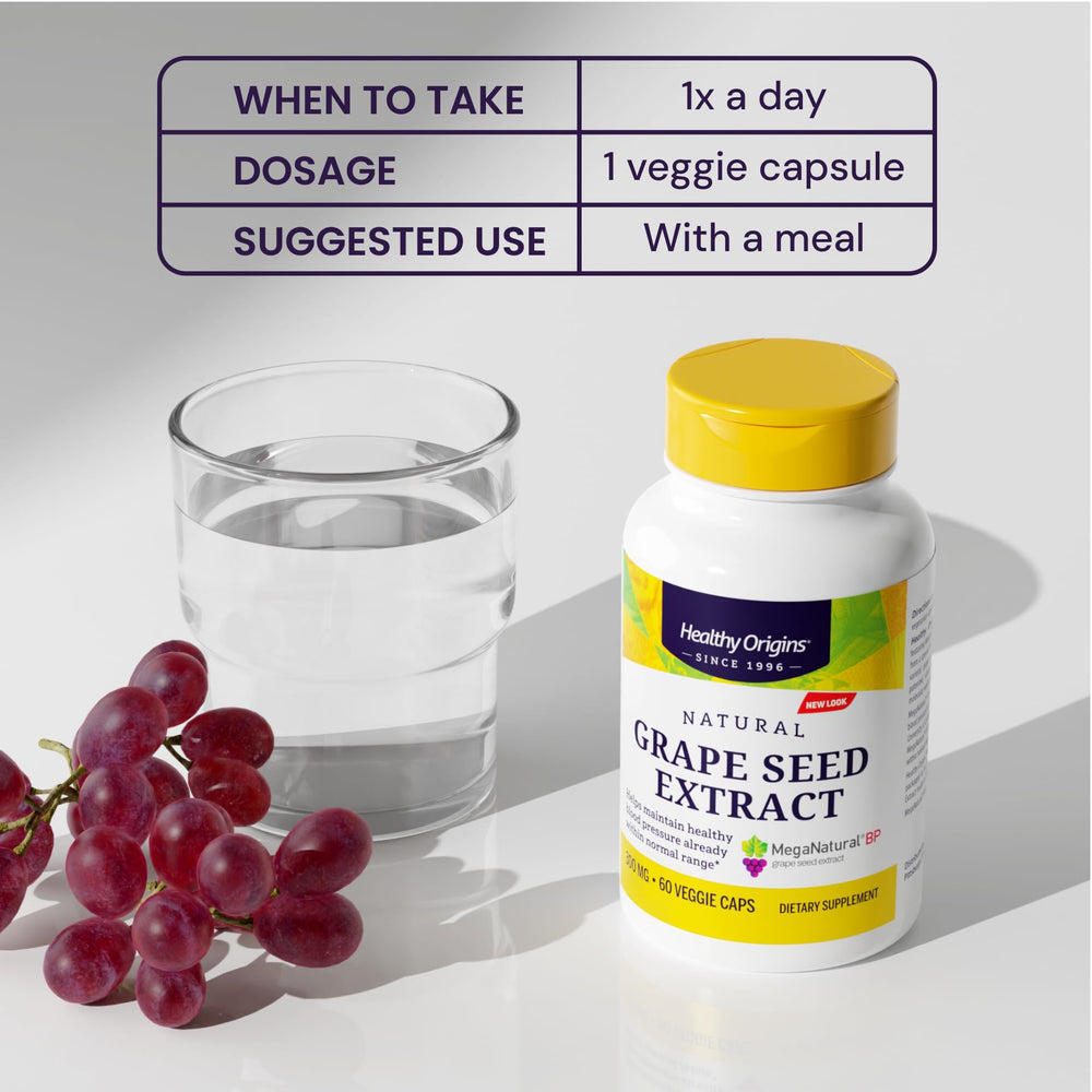 Healthy Origins proanthocyanin content emphasized on packaging