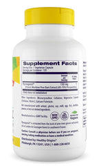 Healthy Origins Pycnogenol 150 mg capsules on a clean surface for circulatory support.