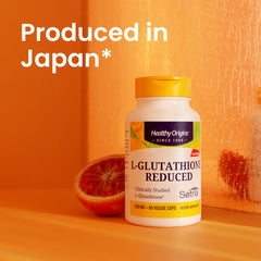Healthy Origins Setria logo and GMP stamp on packaging, signaling pharmaceutical-grade quality.