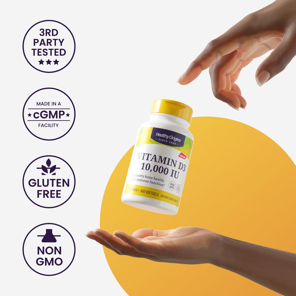 Heart-focused lifestyle scene featuring Healthy Origins Ubiquinol