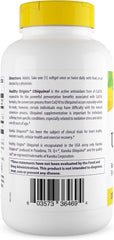 Healthy Origins Ubiquinol packaging front highlighting brand and quality