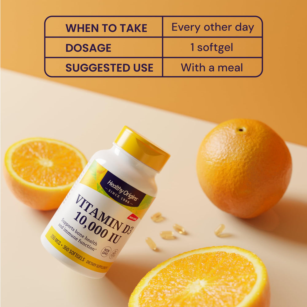 Healthy Origins packaging with gluten-free icon signals dietary compatibility.