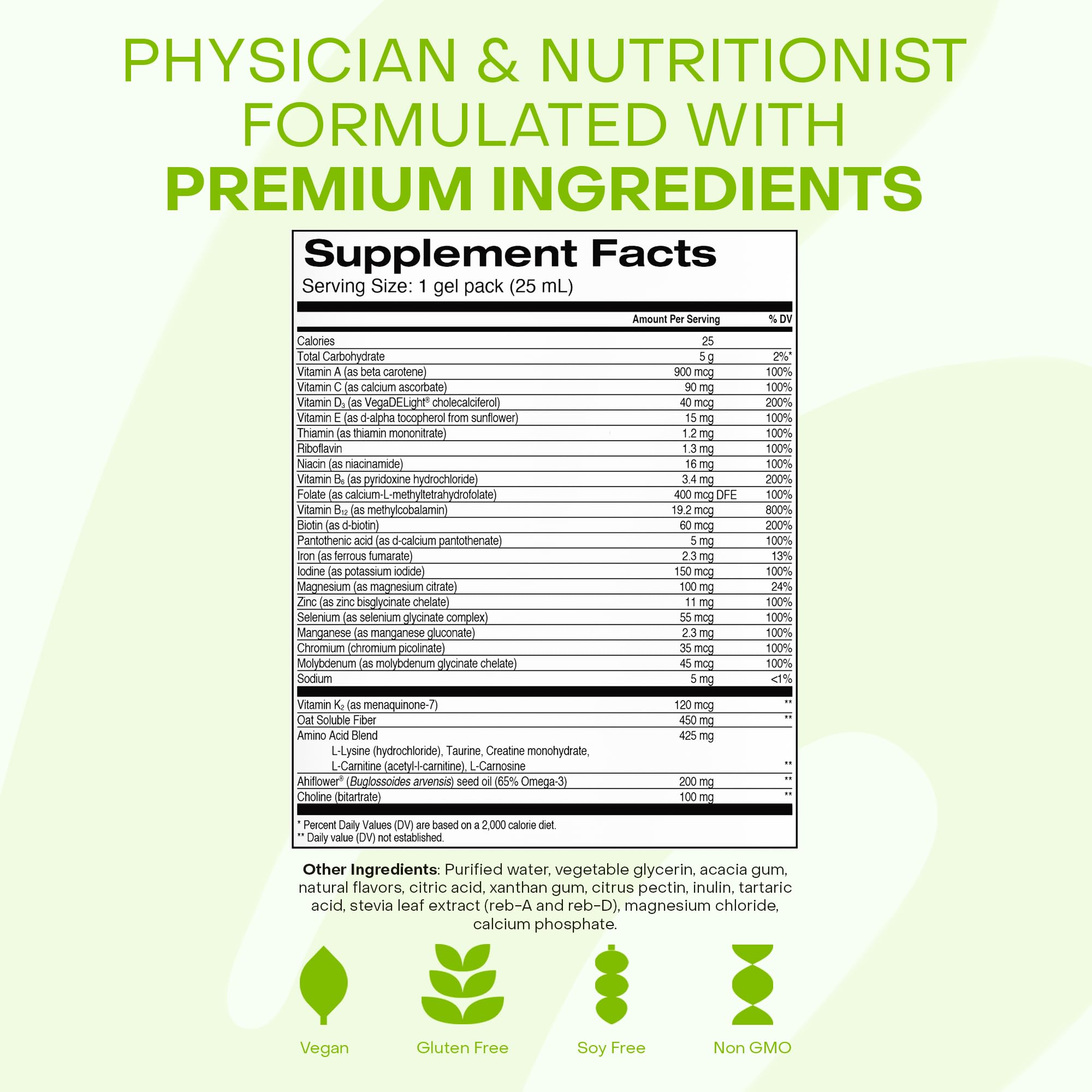 HealthyCell no-junk vegan ingredients promote clean daily nutrition.