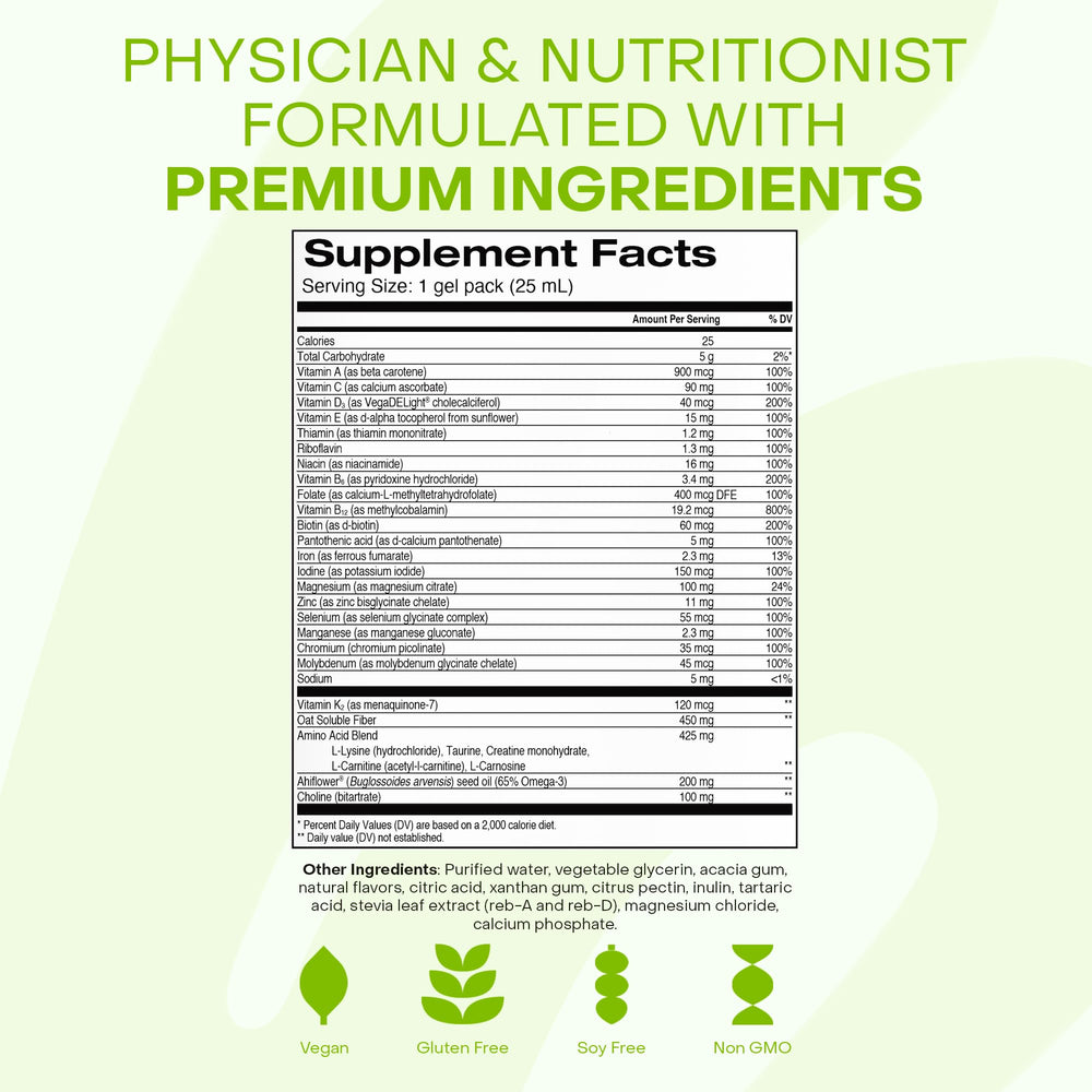 HealthyCell no-junk vegan ingredients promote clean daily nutrition.