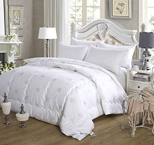 HealthyLine Tourmaline Fiber Filled Comforter care guide emphasizes easy washing.
