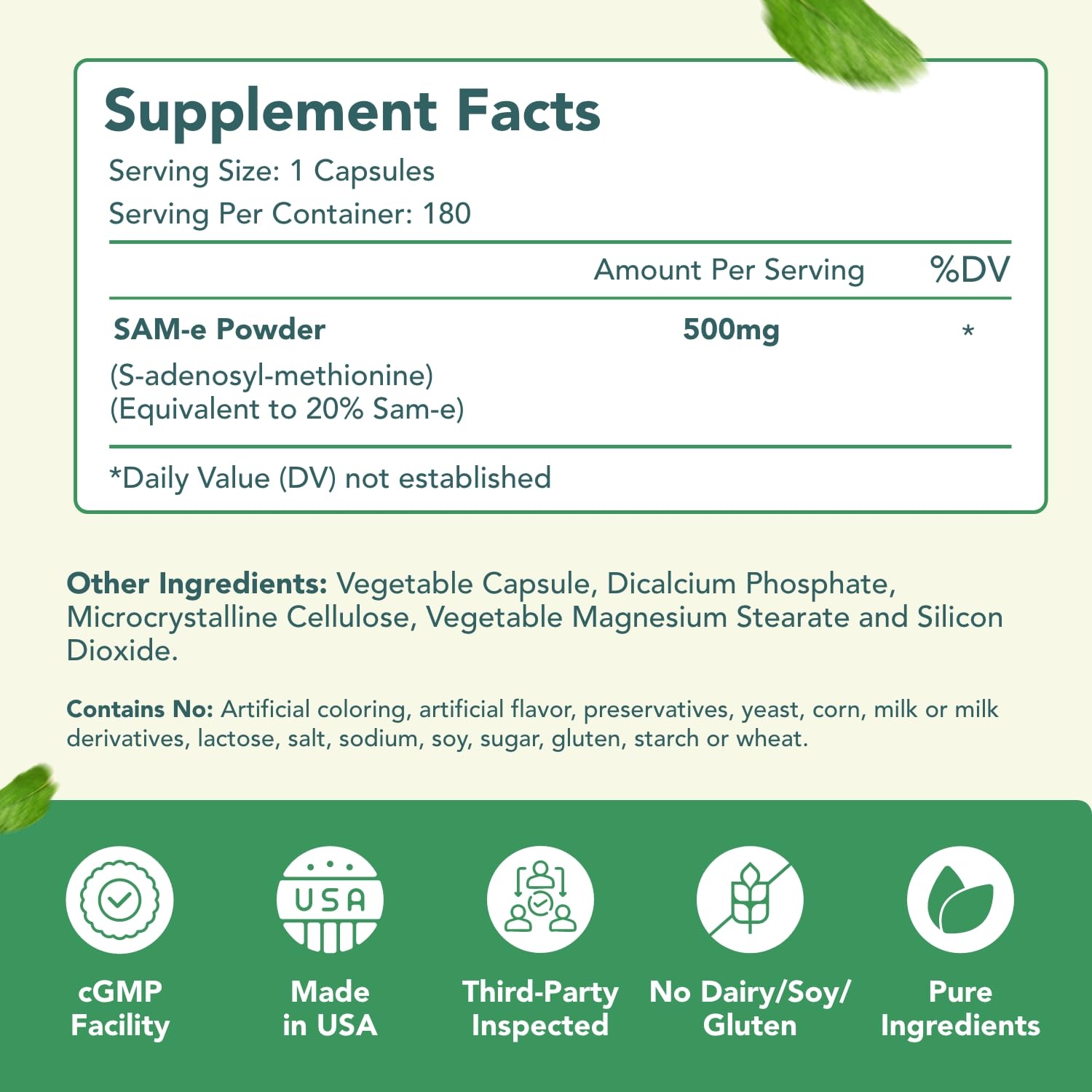 HealthyWayRx SAM-e capsules ready for daily routine