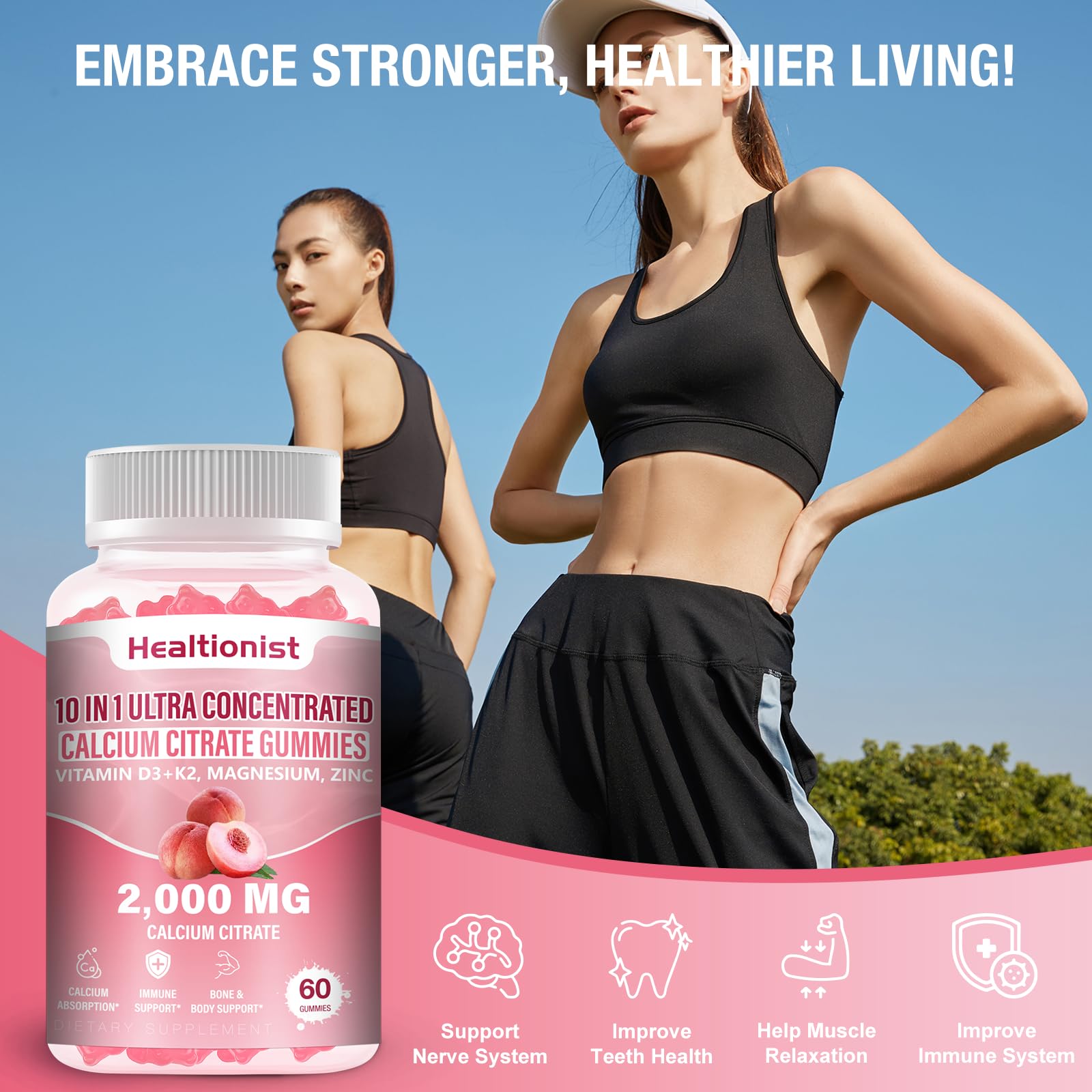 Healtionist daily routine with gummies for consistent supplementation