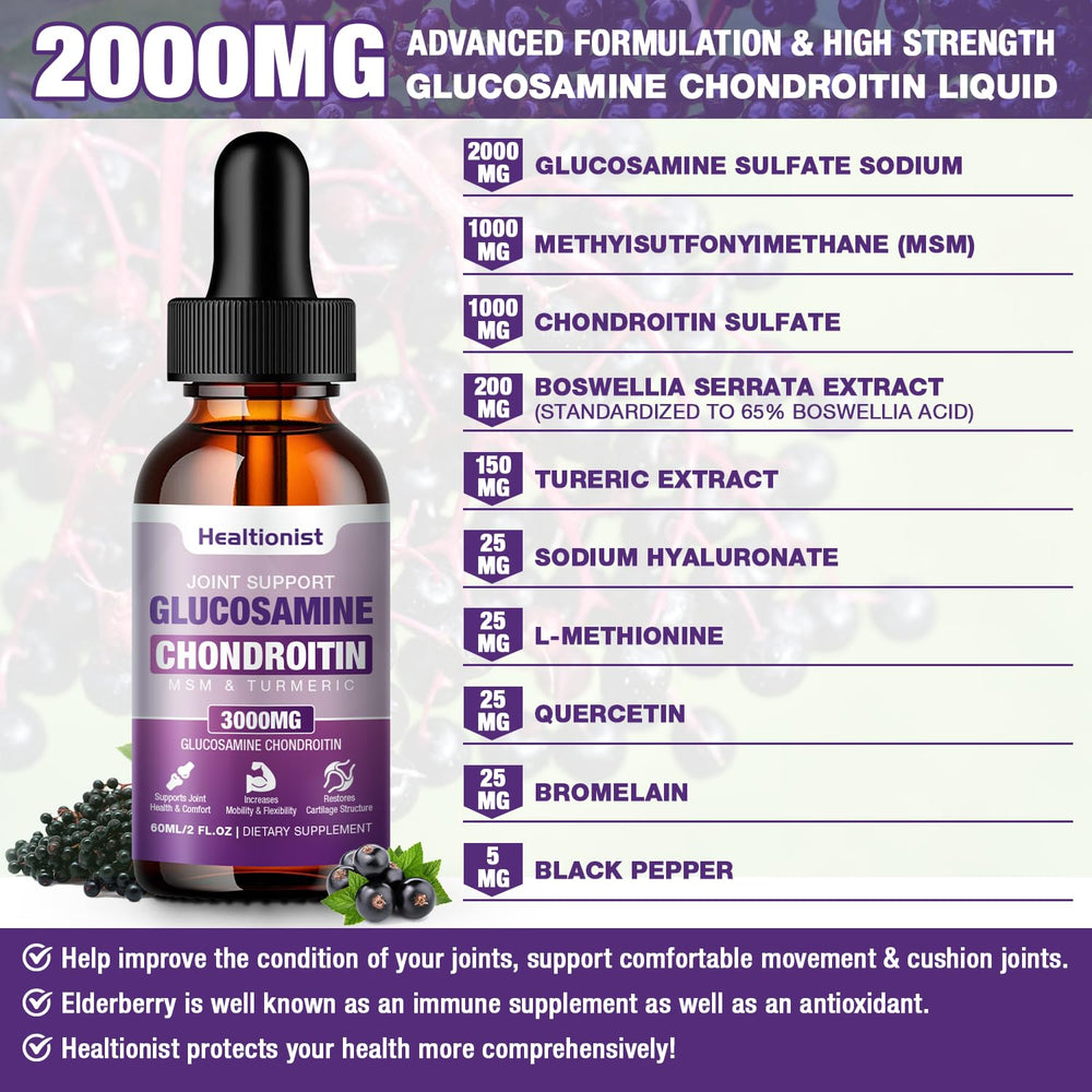 Healtionist dropper dispensing a precise daily dose for easy use.