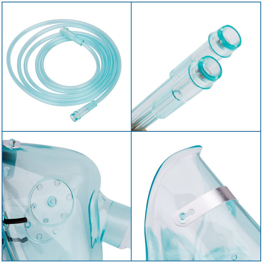 Healva 6.6 ft tubing connects mask for flexible use.