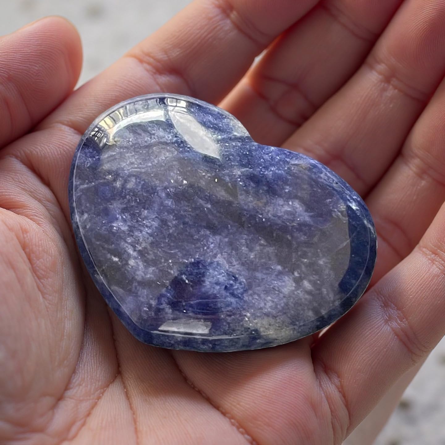 Heart Stones Healing Crystals Gift natural color variations and polished finish