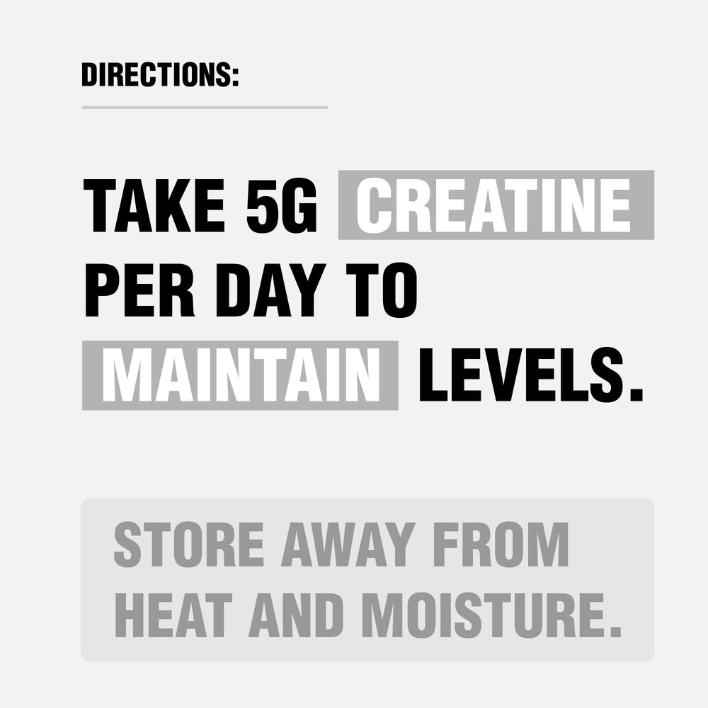 HEARTHY FOODS Creatine bulk 500 g package highlighting long-lasting servings.
