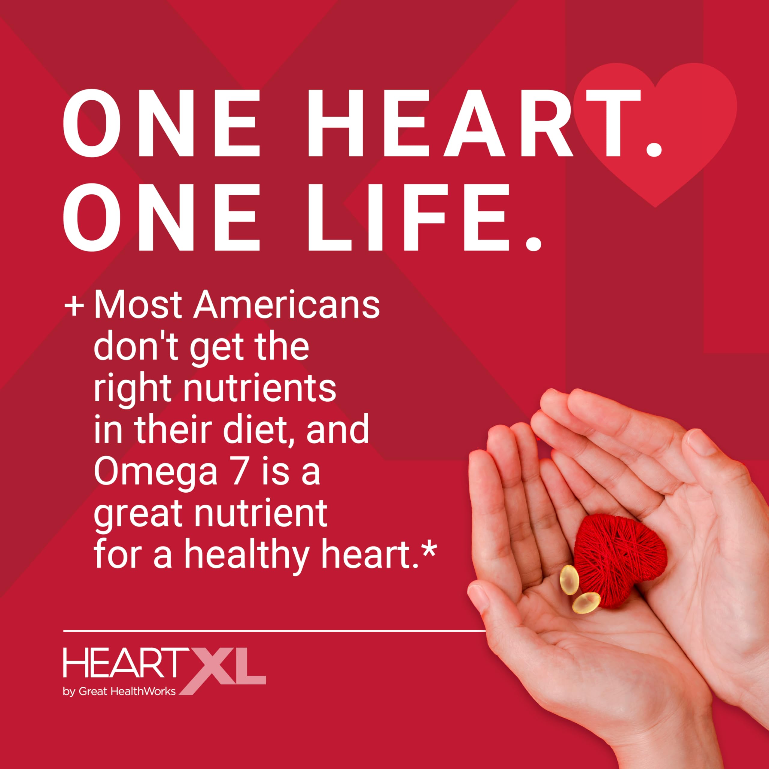 HeartXL Omega-7 bottle on desk suggesting a daily wellness ritual.
