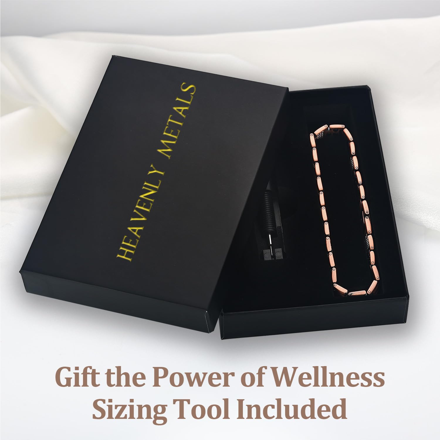 Gift-ready Heavenly Metals box presentation ideal for gifting.