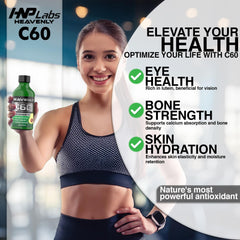 Heavenly Natural C60 avocado oil texture blends well with serums and moisturizers
