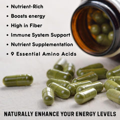 Hebhac Herbs Moringa Capsules label detail showing GMP and ISO compliance.