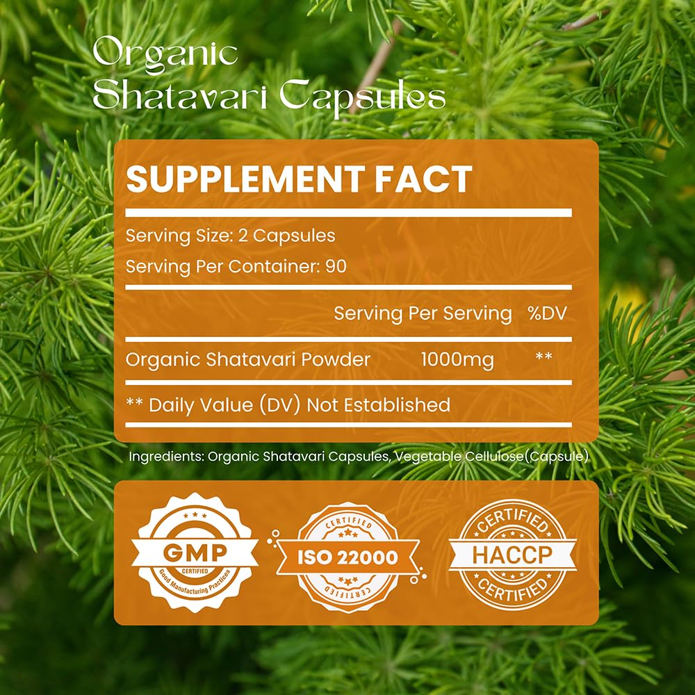 Hebhac Herbs Shatavari capsules close-up showing capsules for daily use