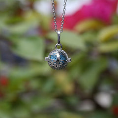 HEDQFM 16mm lava stone balls provide natural scent diffusion in a compact pendant.