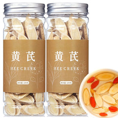 Hee Creek astragalus root slices in a large pack, ideal for brewing nourishing herbal tea.