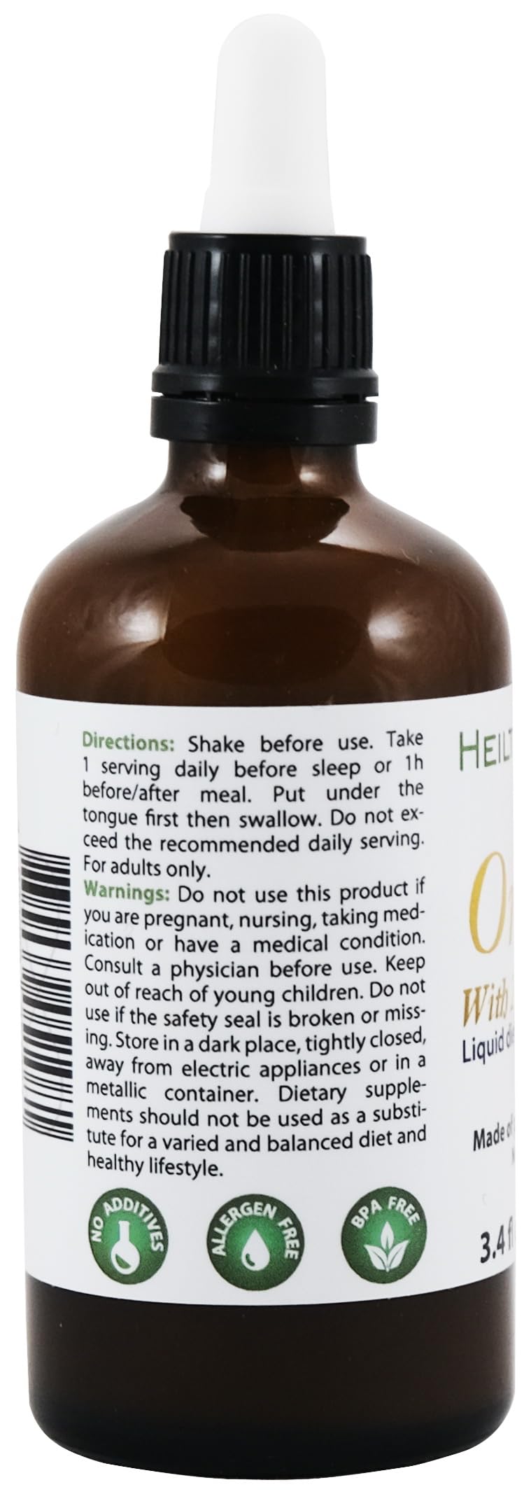 Heiltropfen Ormus pharma-grade water ensures clean solvent for consistent results.