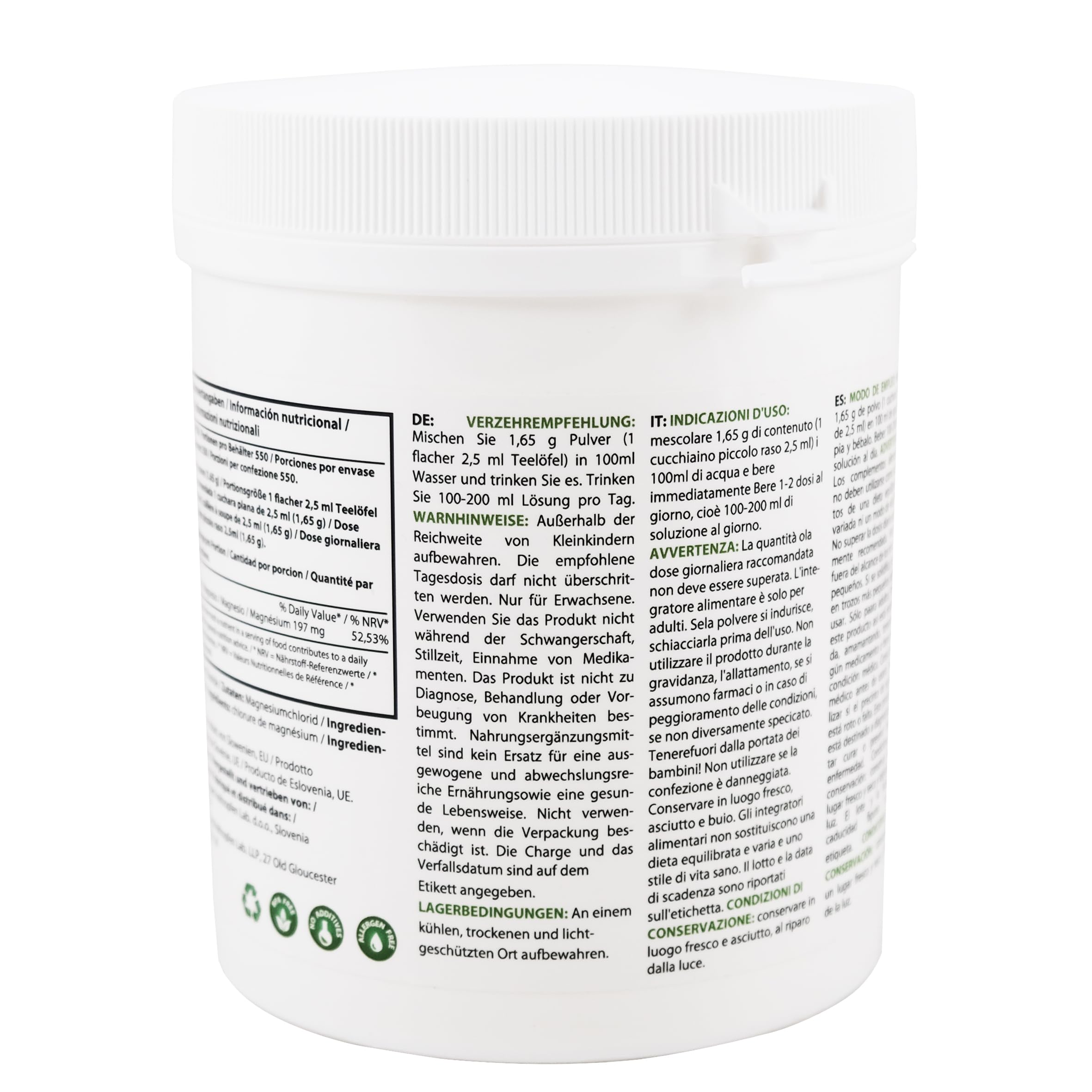 Heiltrop pure pharmaceutical-grade ingredients supporting consistent formulation quality.