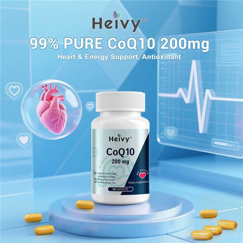 CoQ10 capsules in a lifestyle scene suited for active individuals.
