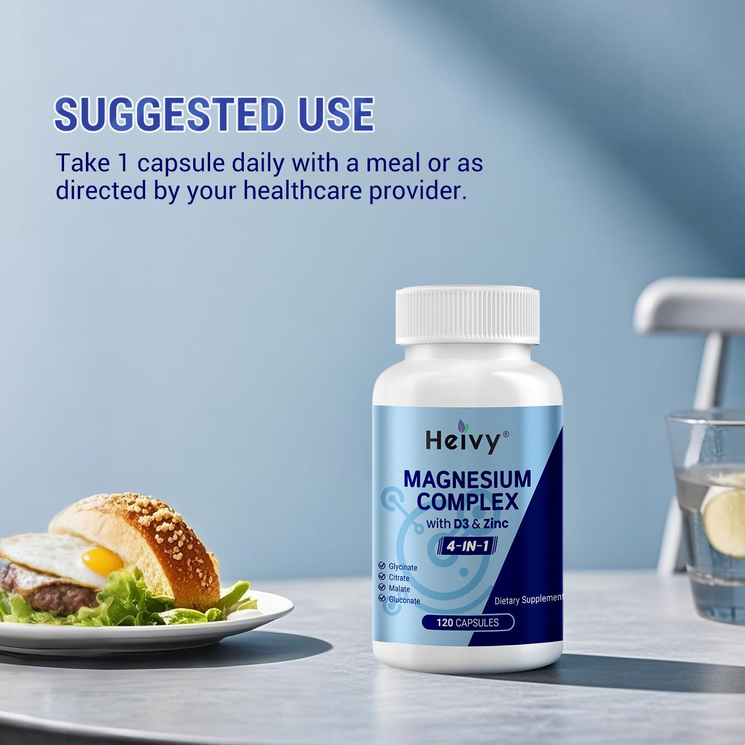 Lab-verified potency testing of Heivy magnesium zinc d3 supplement