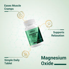 Heivy Magnesium Oxide 400mg daily-use scene, easy routine to boost mineral balance.