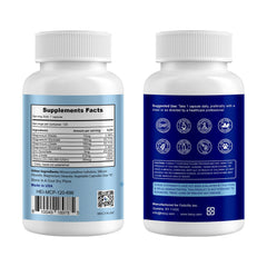 Closeup of Heivy magnesium zinc d3 capsules highlighting easy-to-swallow vegan capsules