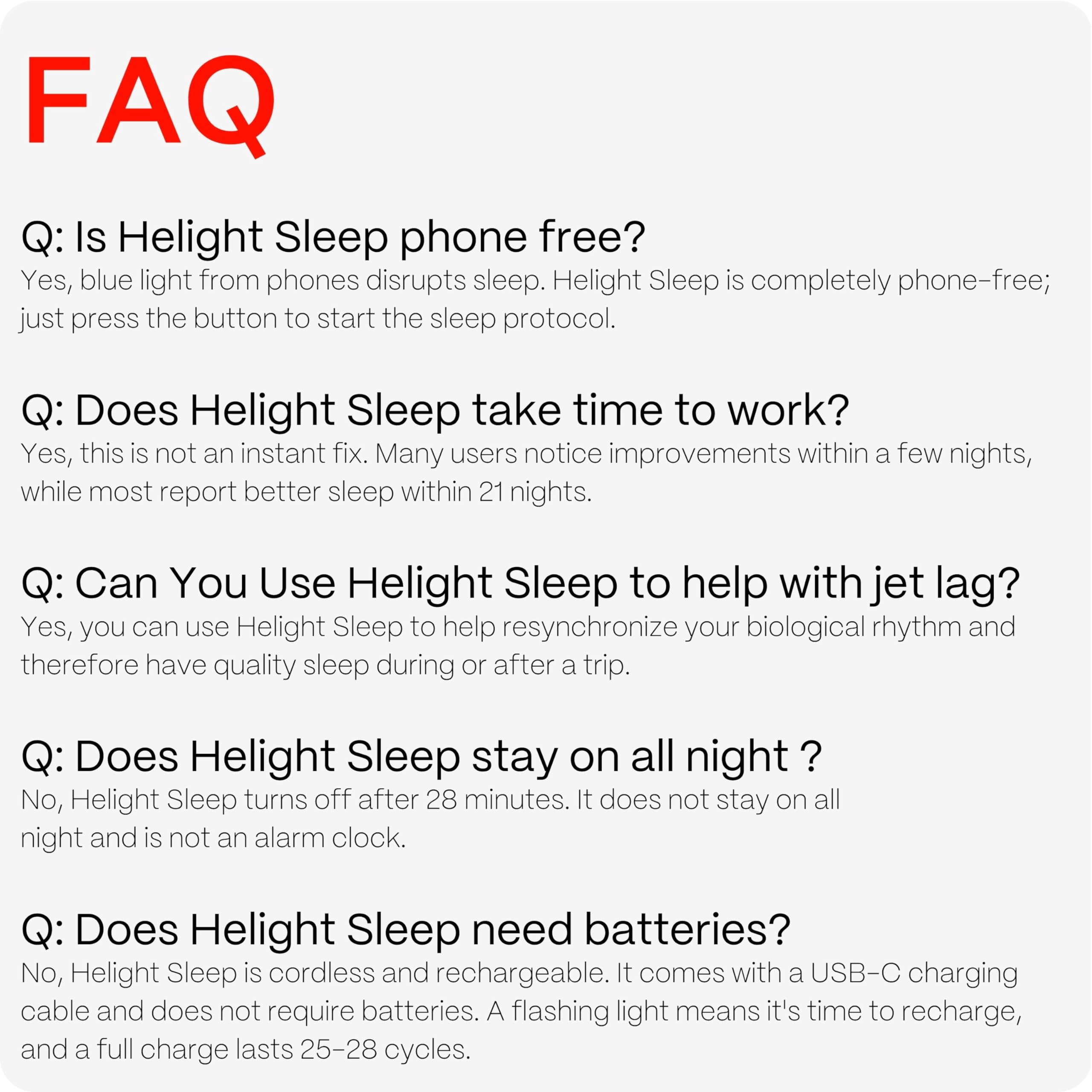 Helight CPAP compatible sleep aid usage with common sleep devices.
