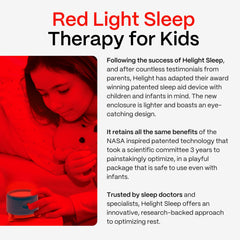 Helight Kidzzz 630nm red light emission promoting a calm bedtime ambiance