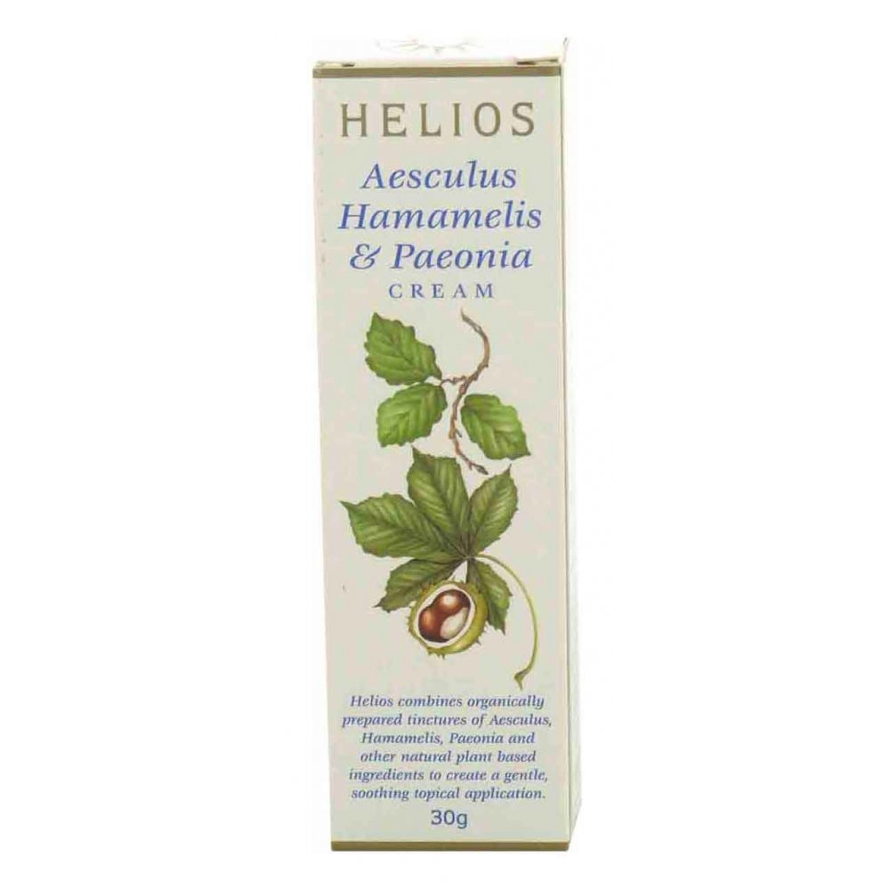 Helios Aesculus Hamamelis Paeonia cream pack—two tubes for convenient daily care.
