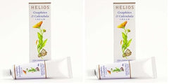 Helios Graphites and Calendula Cream 30g tube, smooth packaging and cream texture for daily comfort