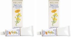 Helios Hypericum Calendula Cream tube front for daily gentle application