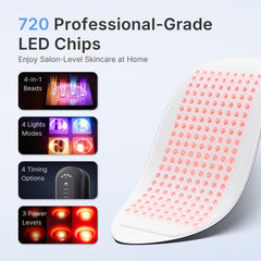 Hello Face honeycomb safety design prevents direct contact between skin and LED bulbs