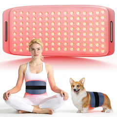 Hello Face red light therapy belt setup for convenient at-home use.
