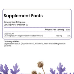 HELLO HEALTH Magnesium Glycinate capsules scene for easy daily use