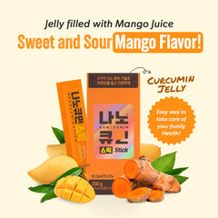 HELLO KFOOD Nanocumin jelly-stick mango slice signals fresh flavor for family use.