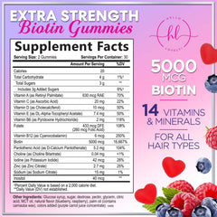 Hello Lovely gummies close-up showing tasty support for hair and nails