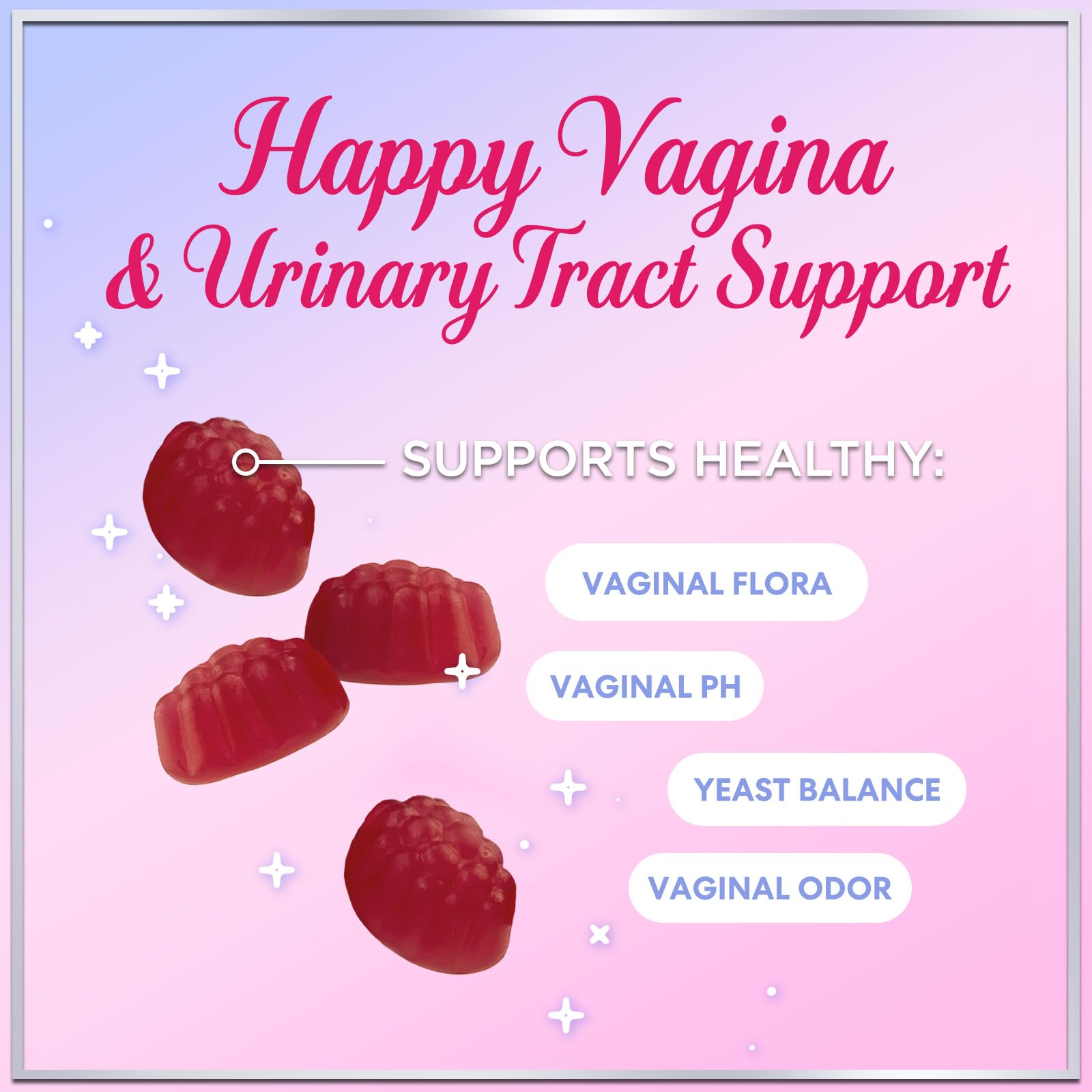 Hello Lovely Probiotics for Women Six Strains emphasis for feminine health support.