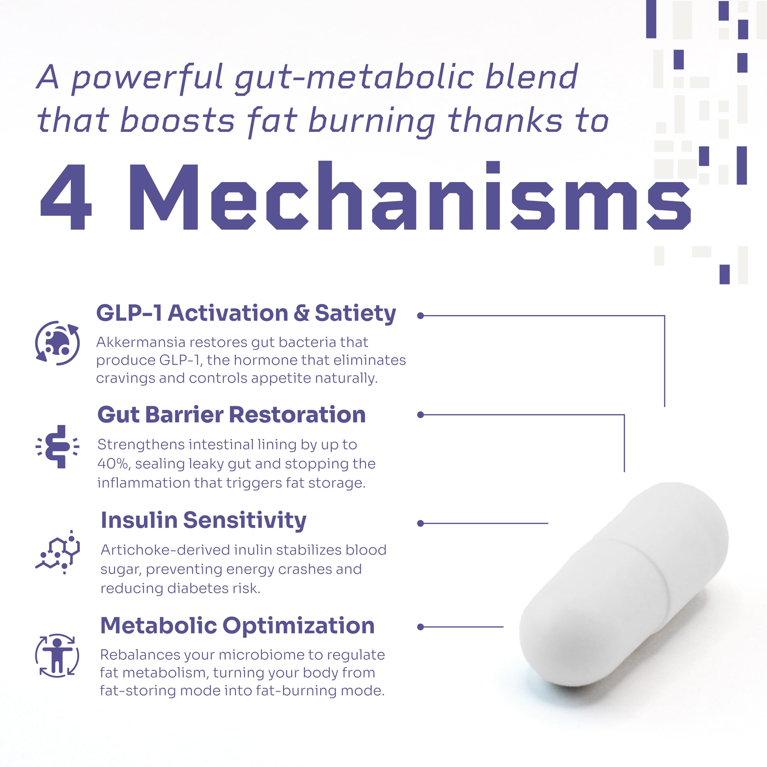 HELLO100 artichoke-derived inulin visual focusing prebiotic balance.
